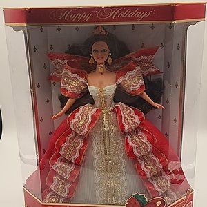Happy Holidays 1997 10th Anniversary Special Edition Barbie Doll Mattel #17832